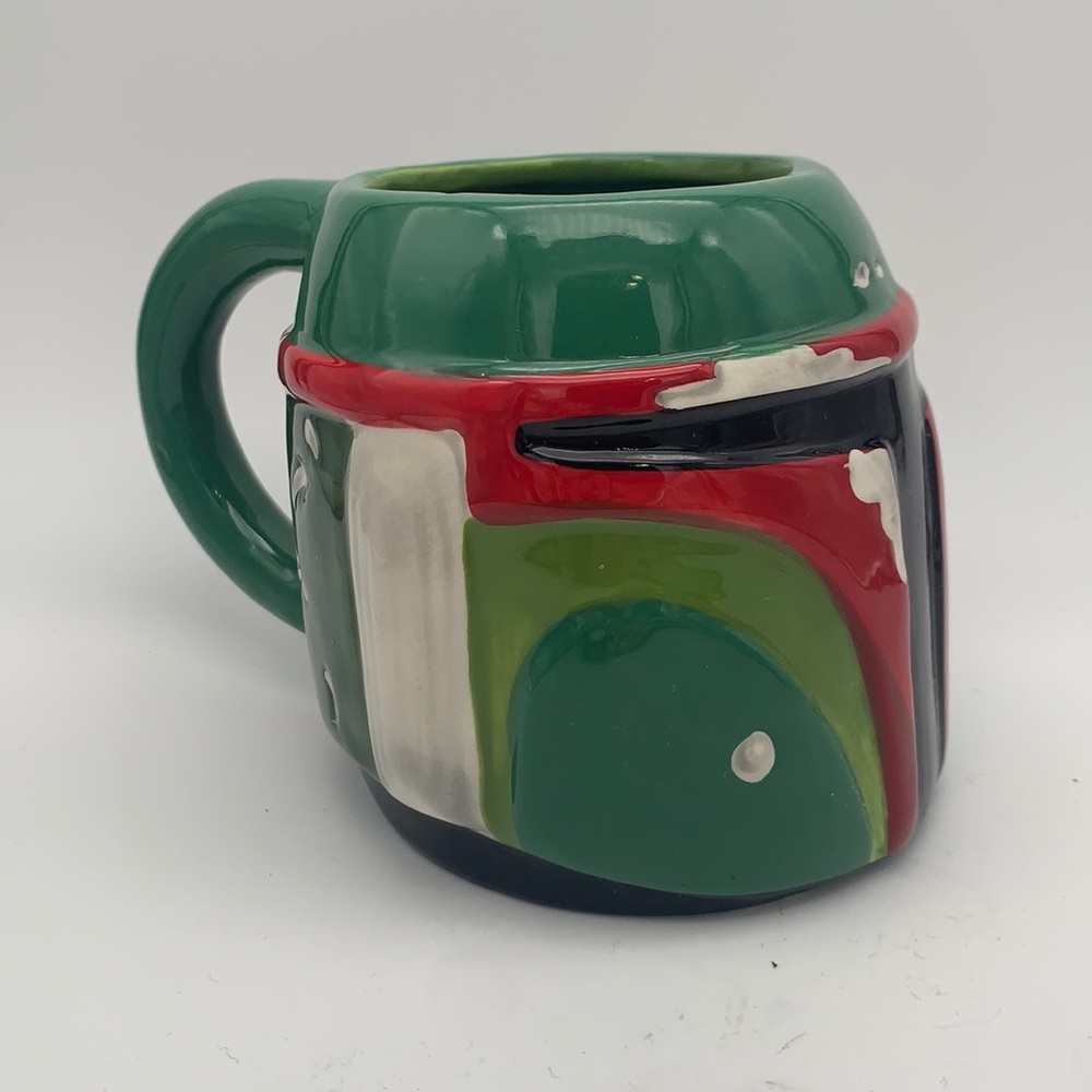 STAR WARS BODA FET Coffee Mug CERAMIC 20 oz cup RARE Lucasfilms